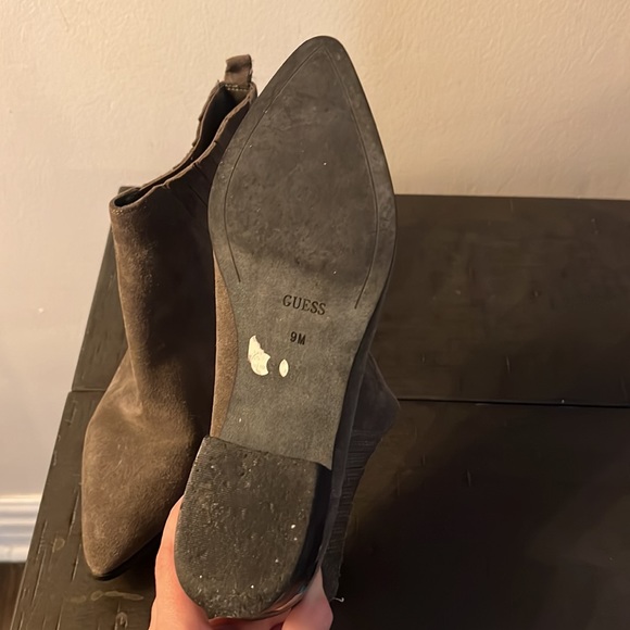 Leather - Real Suede Booties GUESS - Picture 3 of 6